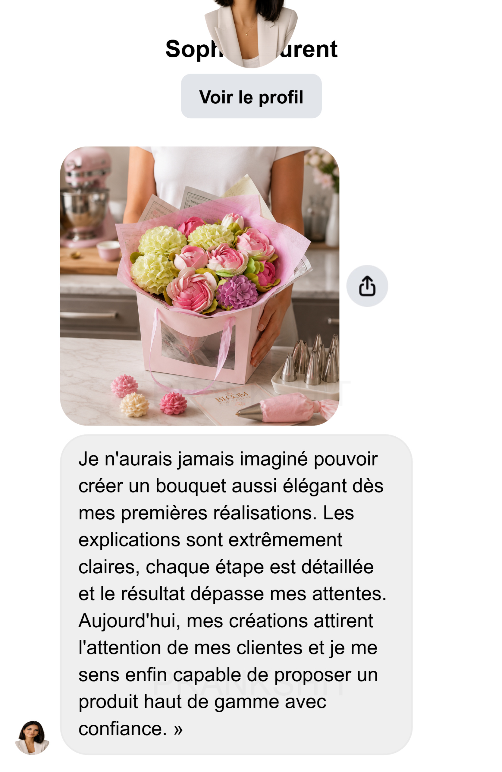 Témoignage d'élève 1