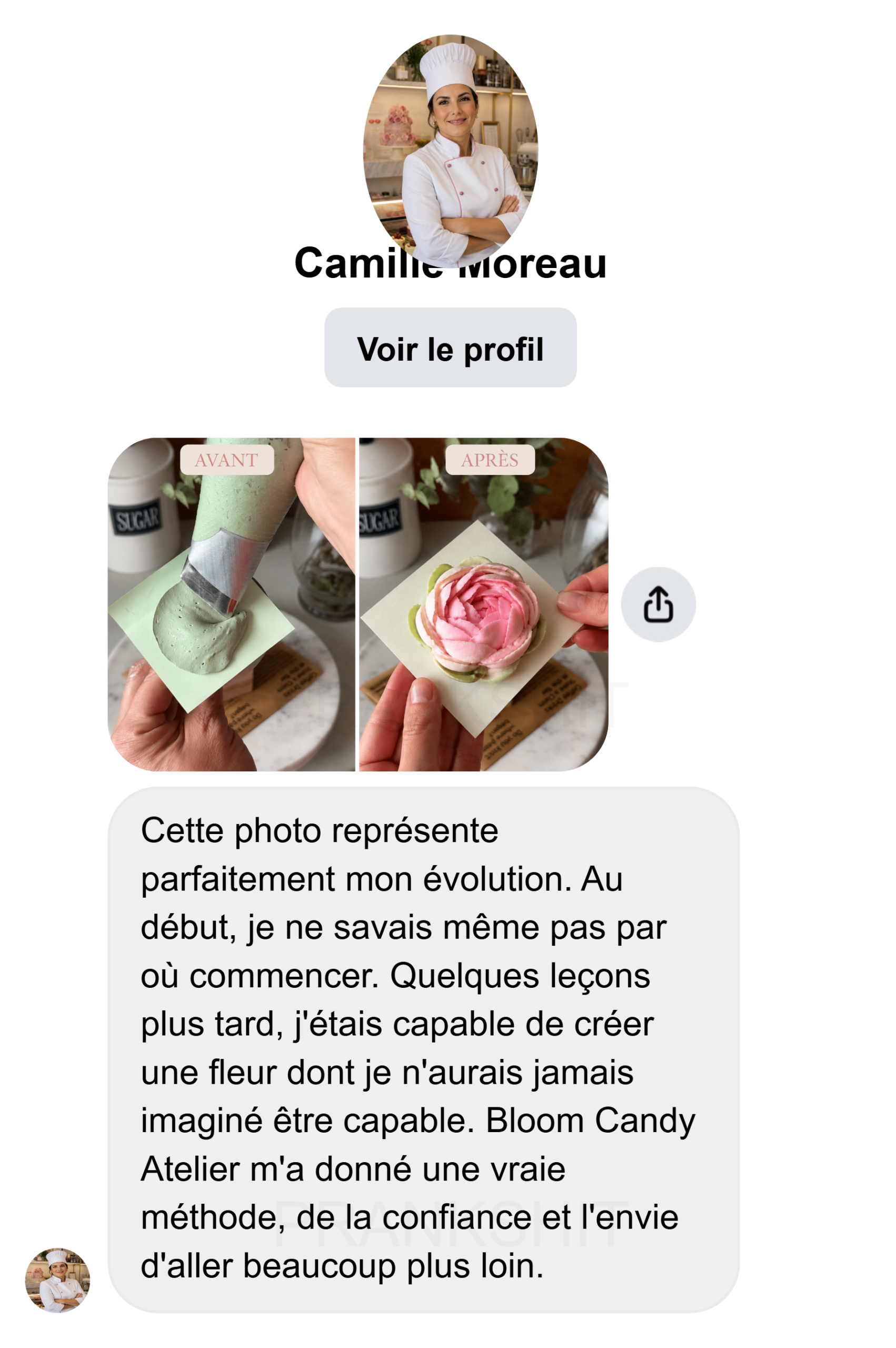 Témoignage d'élève 3